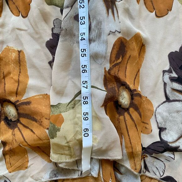 Baltic Born Maxi Floral Dress 3XL Multicolor Belted Long Sleeve Romantic Party - Picture 12 of 13